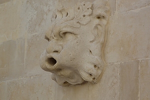 October 22, 2013<br>On the side of a wall in Dubrovnik.  Not sure, but it's probably a rain spout.